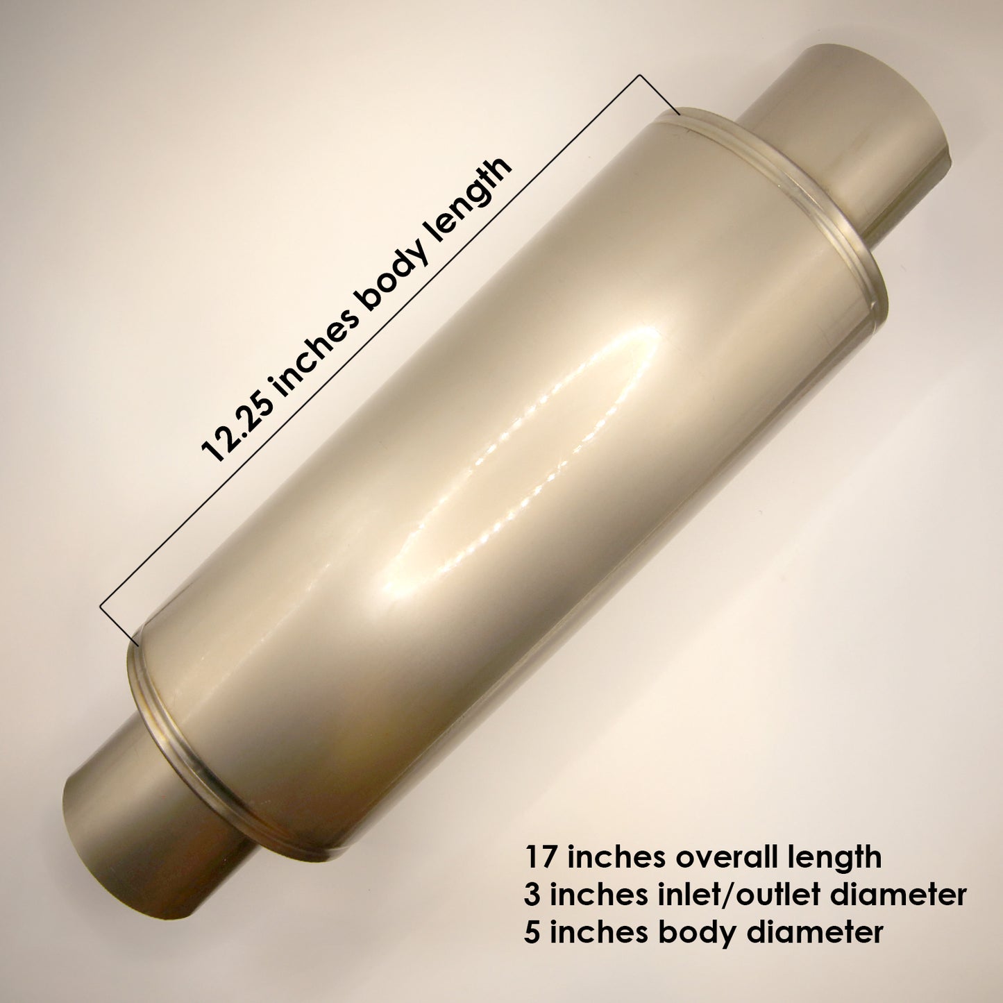 3" Titanium Race Muffler