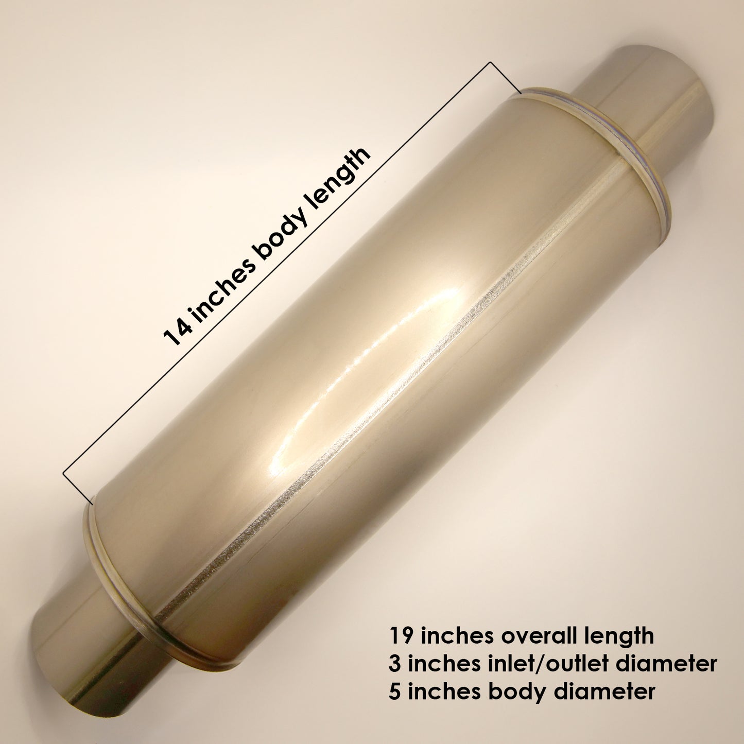 3" Titanium Race Muffler