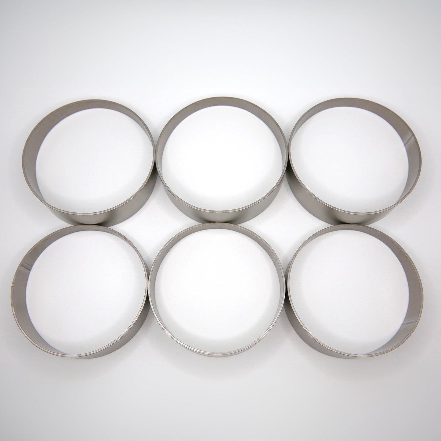 Titanium Pie Cut - 1.0mm/.039" wall - 6 Pieces (90° Total) - Loose Radius