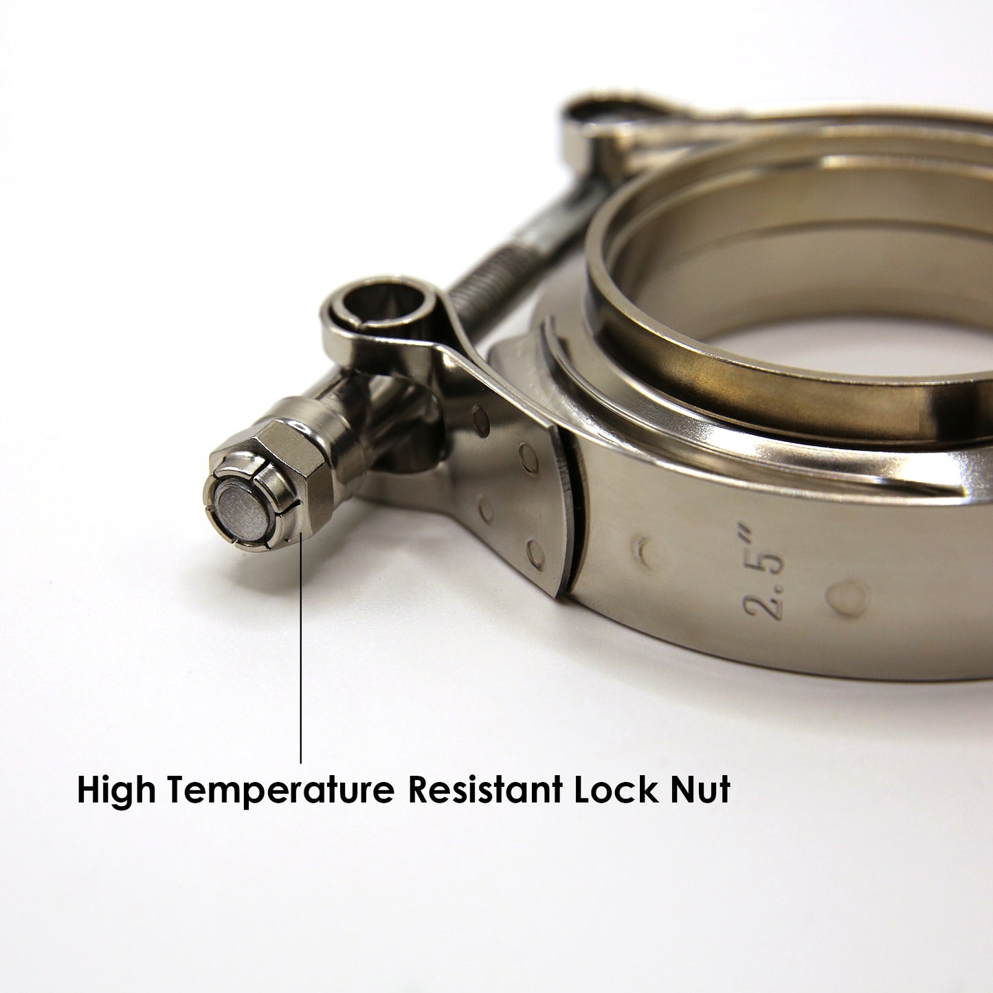 Titanium V-Band Clamp Assembly (2 Flanges and 1 Clamp)