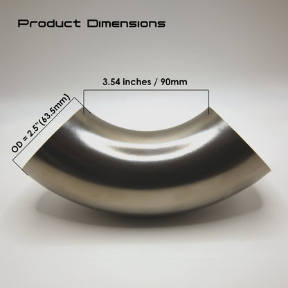 Titanium 90° Elbow Loose Radius