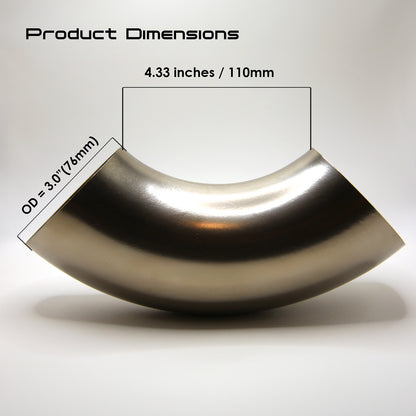 Titanium 90° Elbow Loose Radius