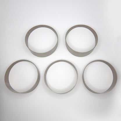 Titanium Pie Cut - 1.0mm/.039" wall - 5 Pieces (45° Total) - Loose Radius